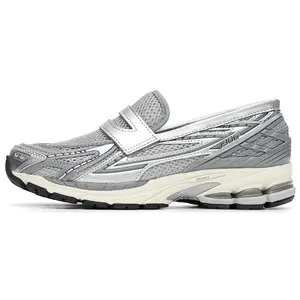 New Balance 1906L Slip-On Loafers for Men and Women in Silver Gray Trending Shoes, House White Official Shoes to Get / Maison Mihara