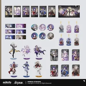 Sunsyea Honkai Star Rail Official Merch miHoYo Original Authentic 2025LIVE Series Acrylic Stand Ticket Ornament Keychain Badge