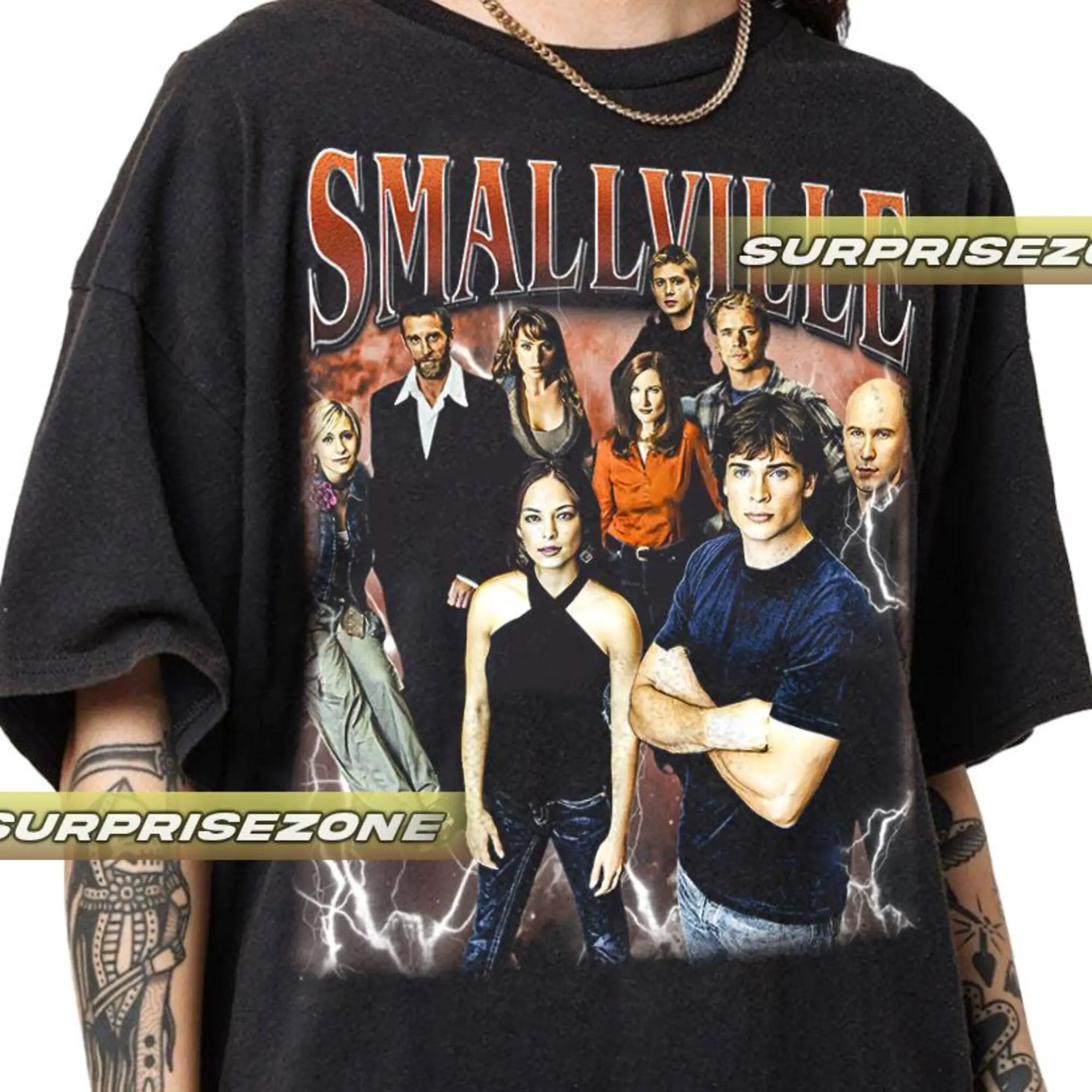 Smallville Unisex Softstyle Vintage Shirt, Gift For Woman and Man Unisex T-Shirt