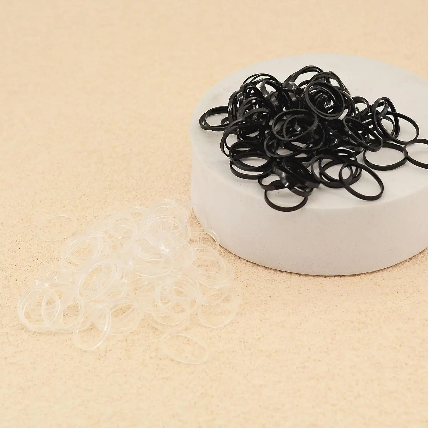 【NOT FOR SALE】TwiceBeauty 1PCS Rondom Color and Quantities Elastic Ponytail Holders, No-Slip Rubber Bands for Women & Girls
