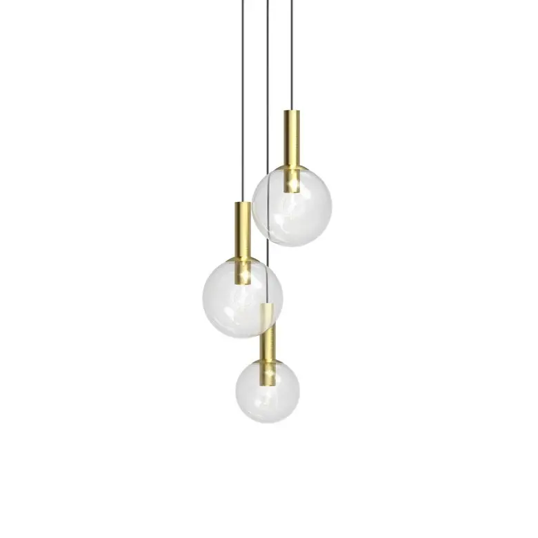 Bubbles 3-Light Chandelier - Iconic Mid-Century Modern Design with Playful Aesthetic