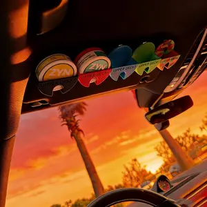 3D-printed storage box - non-toxic, durable and safe container accessory, with multiple colors that can be clipped onto the sun visor gifts  for  country  bf