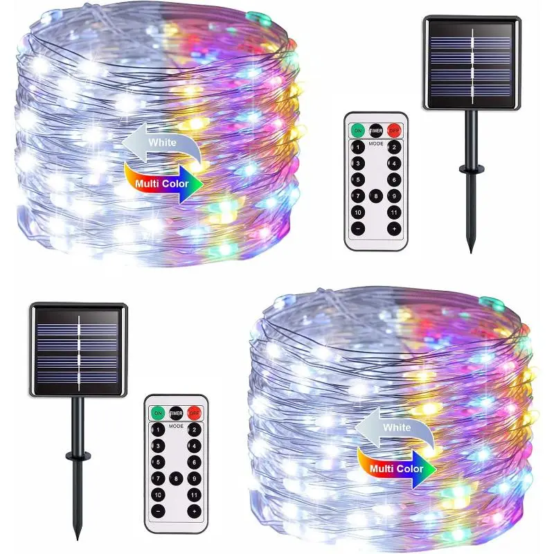 White and Multicolor