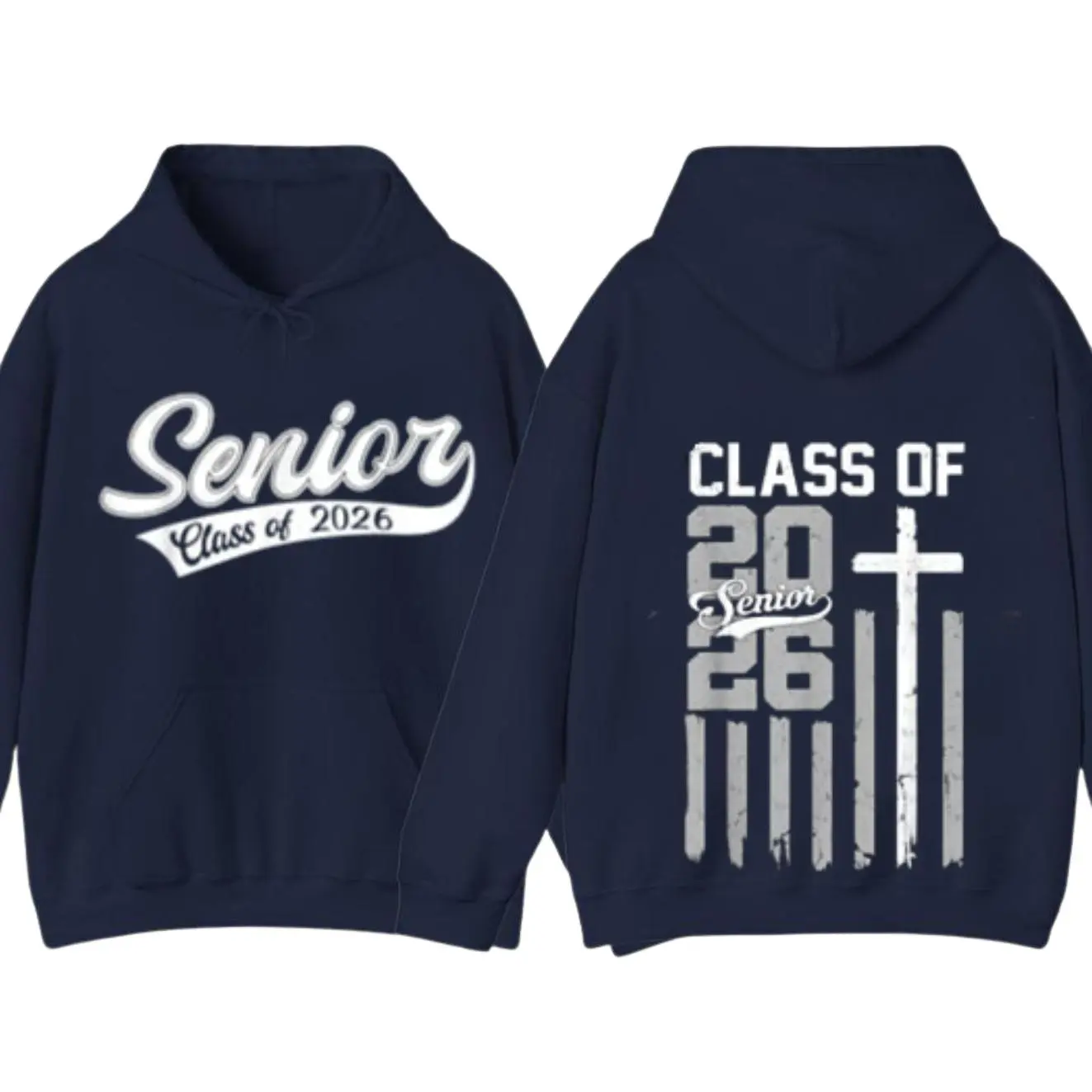 Senior Class Of 2026 Christian Hoodie - Sweatshirt - Shirt, Faith-Based Graduation Sweatshirt, Religious Gift For High School Seniors, Senior 2026 Merch
