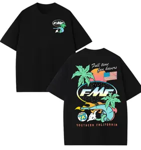 Day Glo FMF Racing Shirt 2 Sides, Cotton Truck T-shirt, Gift for Racing Fans, Biker Apparel For Men & Women, Summer Shirt