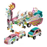 Pink deer with music car