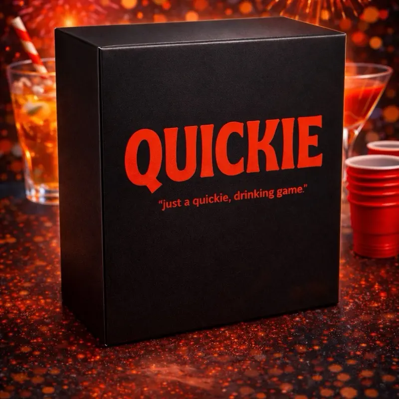 Quickie game (drank;) -ALWAYS keep one on you you never know! Risqué Challenges, & Act It Out cards and more! Perfect for Parties, pre-games, bachelorette party, birthday party, couples game,drinking (card) game. Ages 21+,6x6x2in box, 250+ cards, board.
