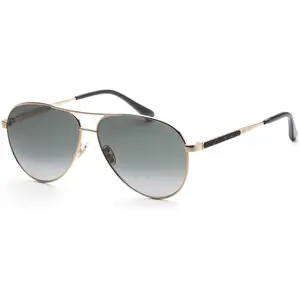 Jimmy Choo Women's 60 mm Black Gold Sunglasses JIMENA-S-2M2-60
