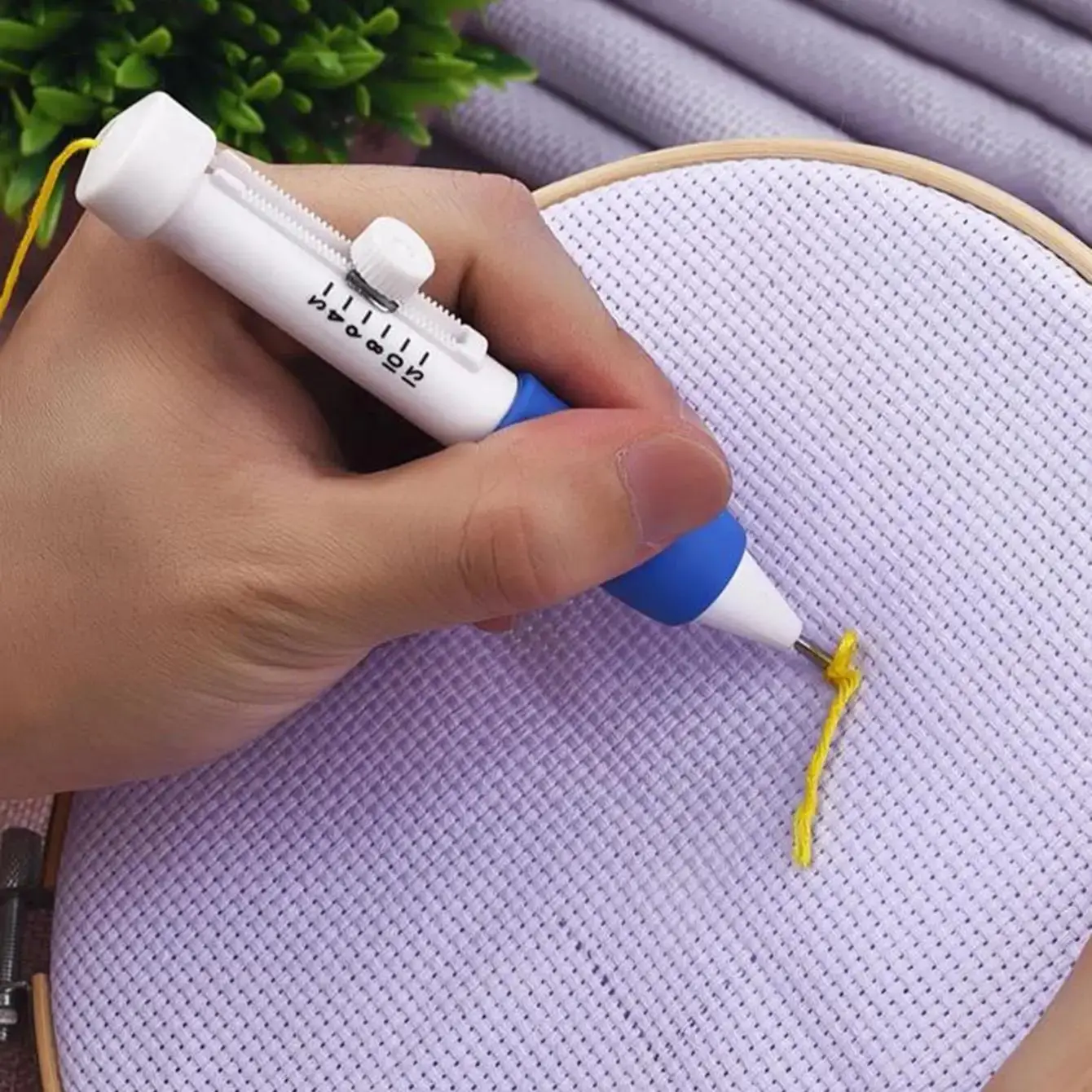 5pcs/set Embroidery Tool Kit, Embroidery Cross Stitch Tools, Crochet Needles Art Hand Sewing Accessories