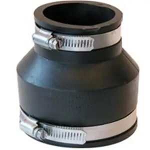 212 MAIN Stainless Steel Flexible Coupling - 3 x 2 in. Pipe Connection for Plain Ends, Flexible Fit