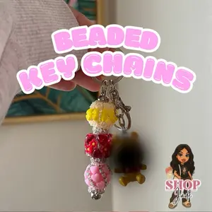 Beaded keychains