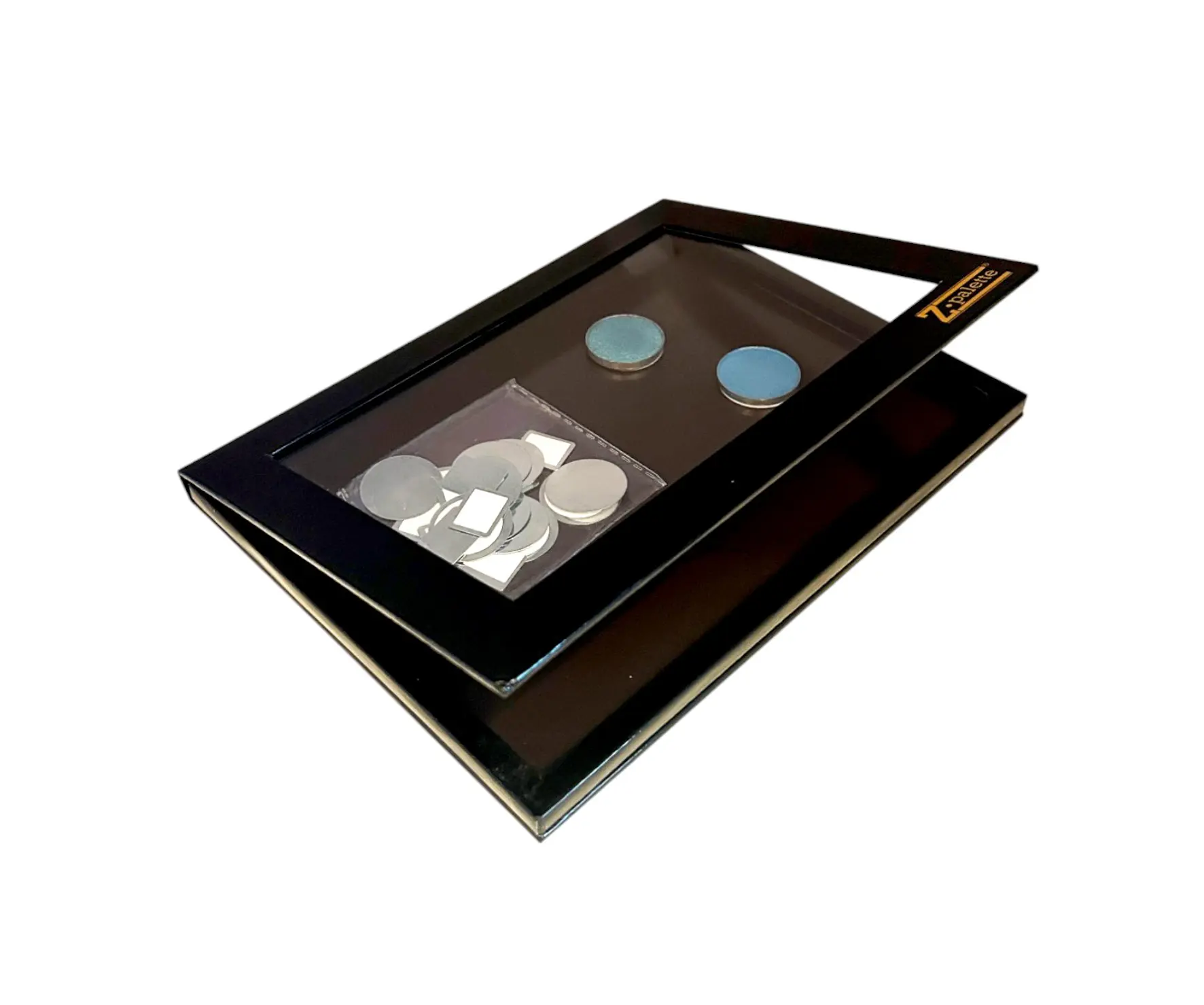 Z Palette Extra Large Magnetic Makeup Palette with Clear Window, Empty Magnetic Palette for Eyeshadows, Powders, Customizable Beauty Organizer