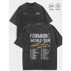 Vintage Motorsport Graphic T Shirt Double Sided Printed Cotton Oversized Loose Fit Unisex Streetwear Casual Racing Style Top For Race Fans Daily Outdoor Wear