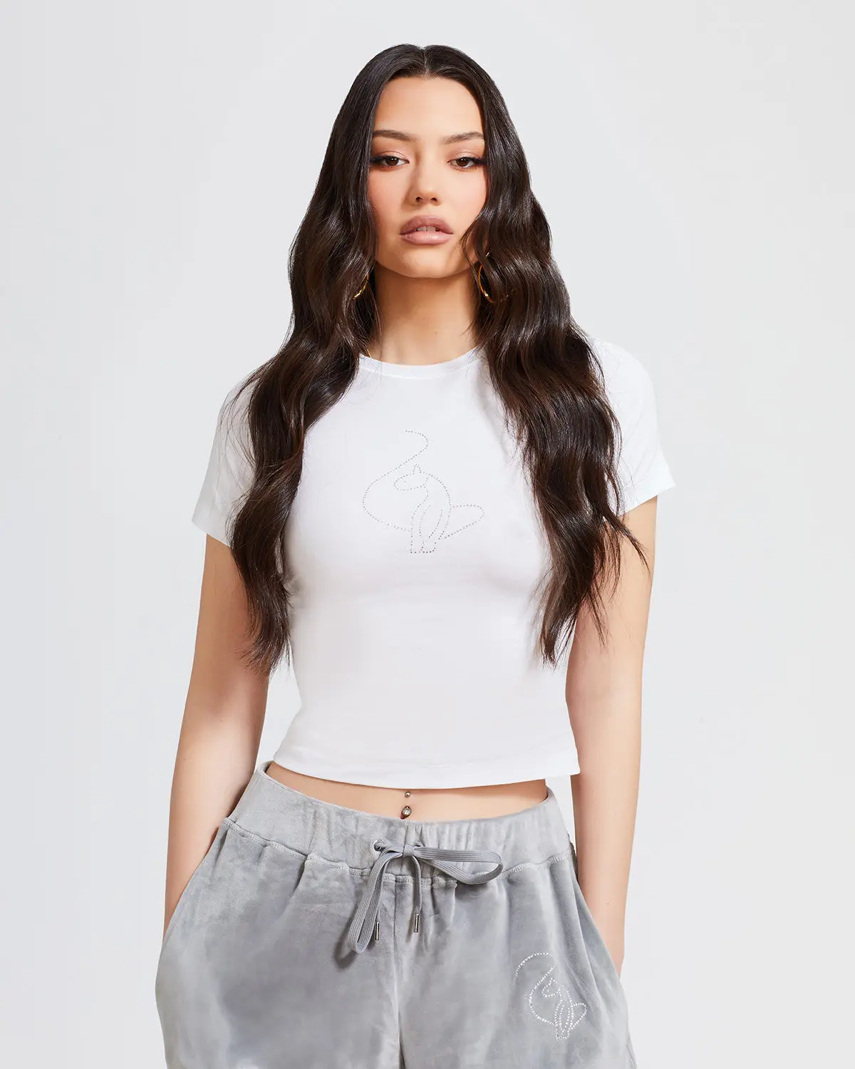 Essential Rhinestone Logo Tee