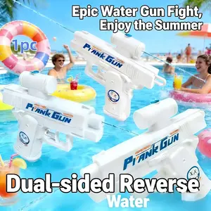 Prank New Play! Dual Head Bidirectional Water Spray Toy, Funny Prank Tool, Reverse Fun Gun, Summer Water Fight, Trendy Design