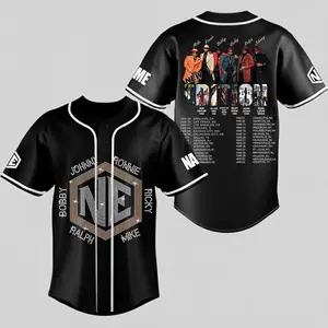 The New Edition Way Tour 2026 Shirt, New Edition Baseball Shirt, New Edition NE Jersey,Unisex Casual Shirt, Women's T-shirt, Gift For Boyfriend Gifts, Girl Friend
