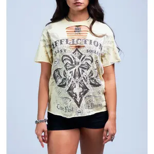 Affliction Women's T-shirt Pictoral