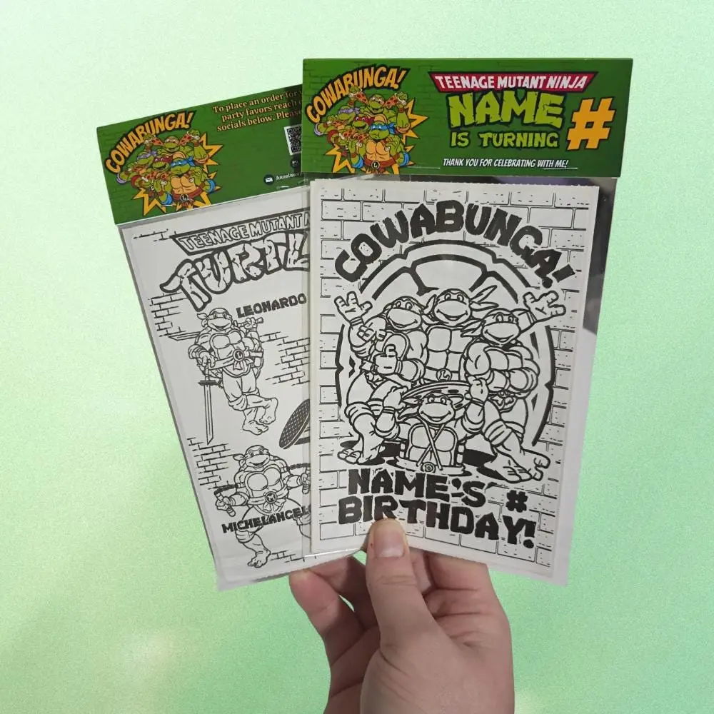 Ninja Turtle Party Favors