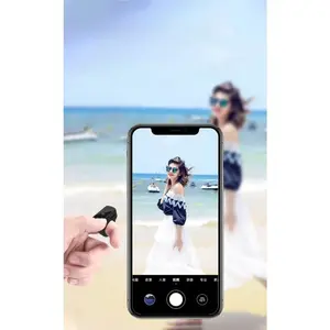 Finger Controller for Phone Short Videos, Bluetooth-compatible Selfie Ring, Portable Book Flip Remote, One-Button Screen Off, Tiktok Liking Tool