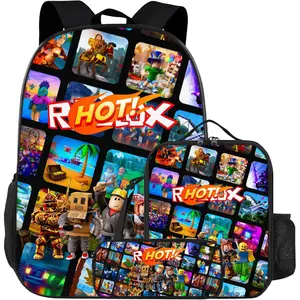 Game Backpack 3PCS Leisure Daypack Shoulder Bag Travel Sports Double Strap Backpacks
