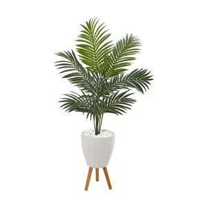Nearly Natural 4.5' Kentia Artificial Palm Treein Planter