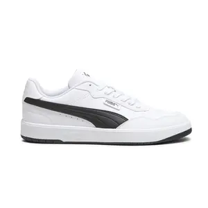 PUMA Mens Court Ultra Lite Lace Up Sneakers Shoes Casual - White PUMA Mens Court Ultra Lite Lace Up Sneakers Shoes Casual - White