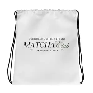 Matcha Club Drawstring Bag | Sip Society