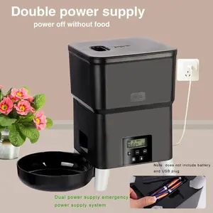 3L Automatic Pet Feeder For Cats Button Smart Slow Dog Feeder With Large Capacity Timing Cat Dry Food Dispenser Feeding Bowl