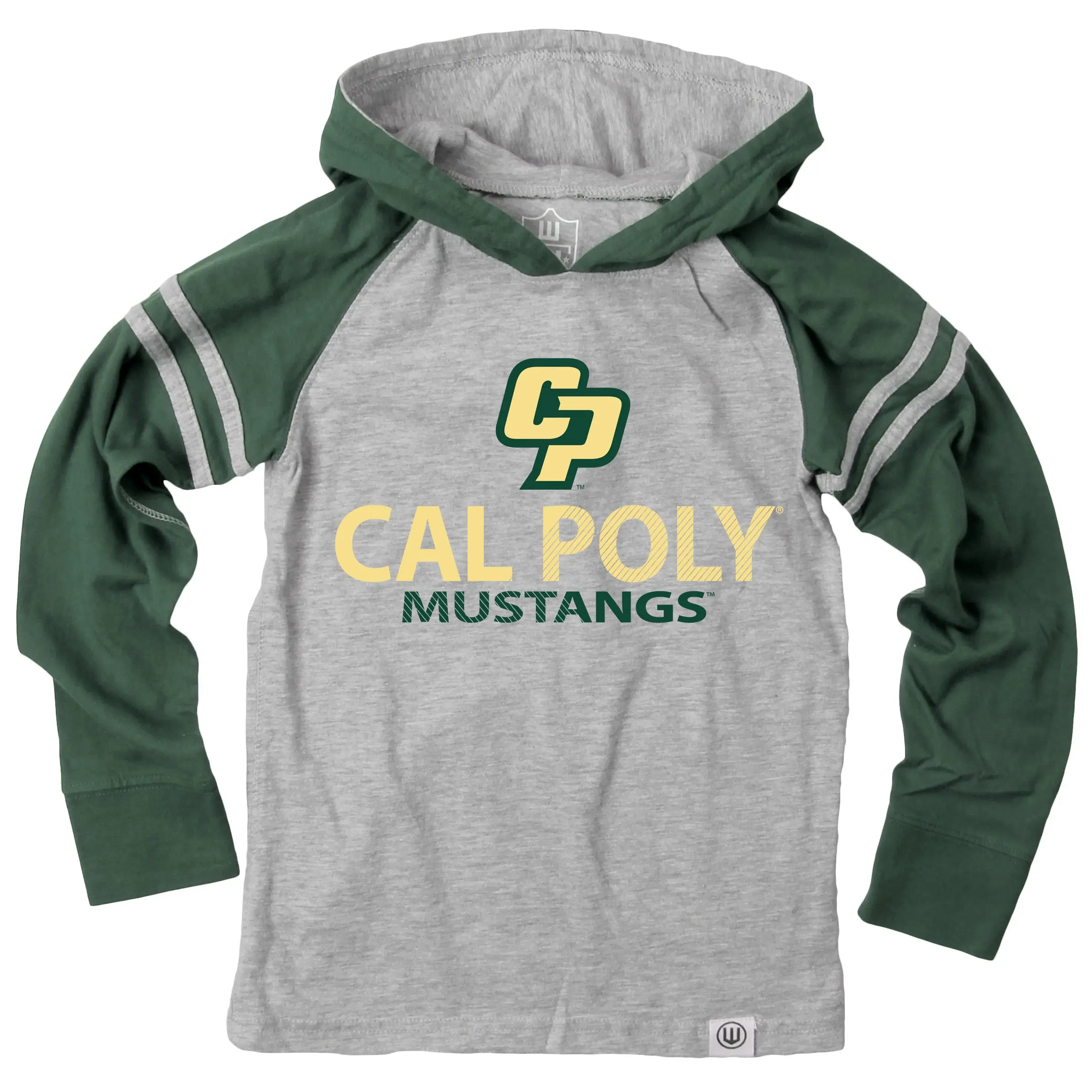 Cal Poly Mustangs Youth Jersey Raglan Hoodie