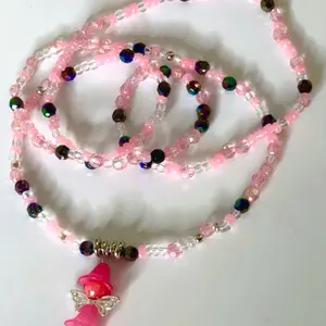 Beautiful pink rose waistbeads