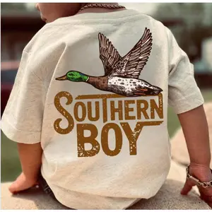 Youth + Adult, Camo Southern Boy Duck Youth Shirt, Youth Hunting Camo Shirt, Comfortable Fit Youth Shirt, Vintage Camo Graphic Boy Shirt, Camo Girl Shirt
