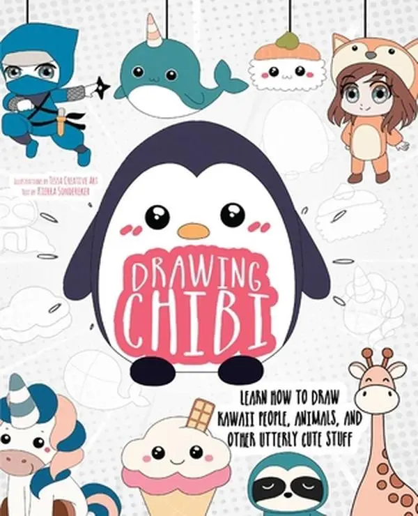Used Sketch & Art Tutorial Book for Beginners - Drawing Chibi: Learn How to Draw Kawaii People, Animals, and Other Cute Stuff by Kierra Sondereker (Paperback, English)