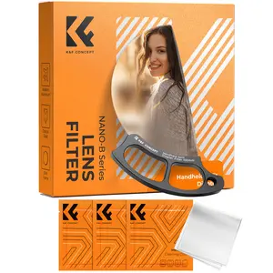 【K&F CONCEPT】100mm Handheld Diopter Filter Special Effects Optical Glass Prism for Camera Lens