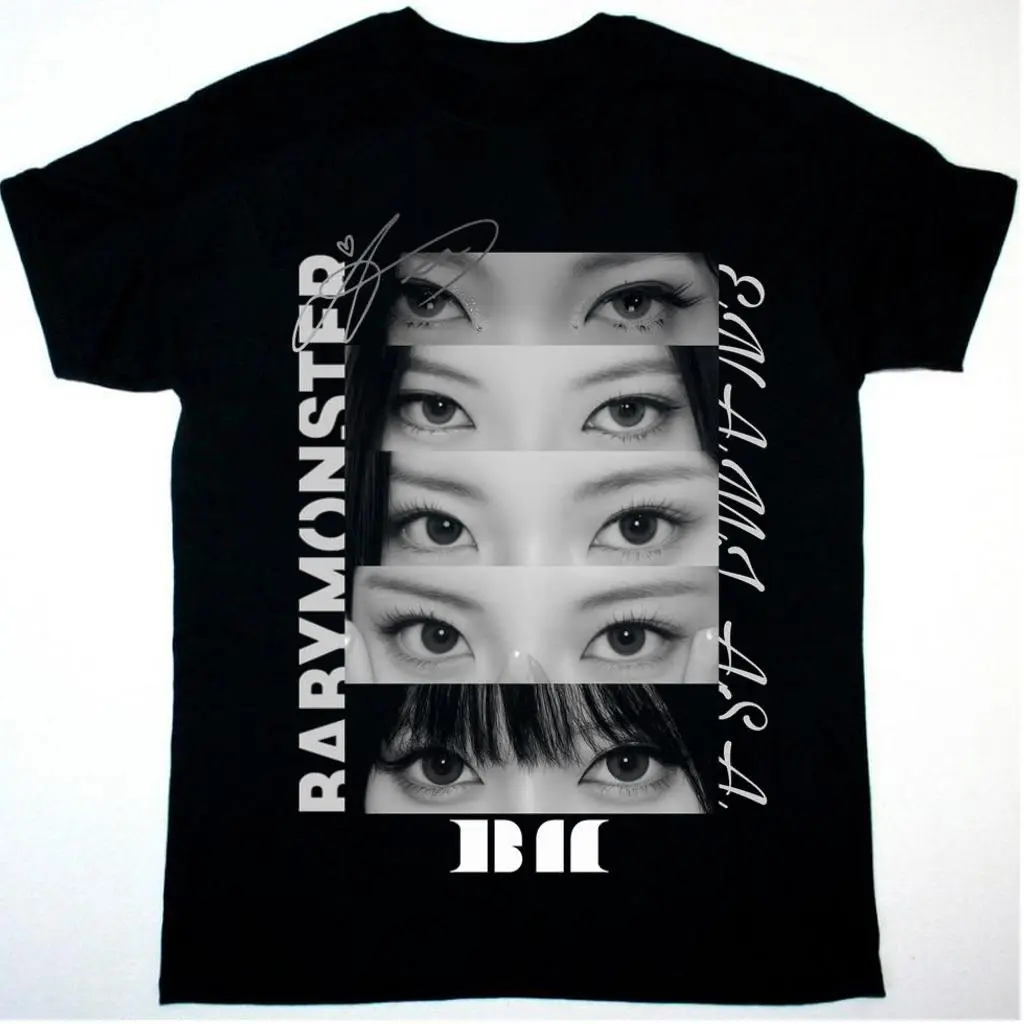 BABYMONSTER HELLO MONSTERS World Tour Vintage K Pop Shirt Stuck In The Middle Graphic Unisex Tee HY5880
