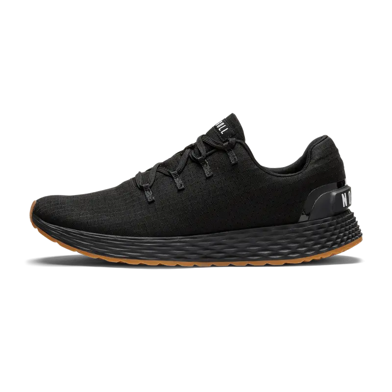 NOBULL Men's Allday 365 (Ripstop) Shoe in Black Gum - Athletic Everyday Sneaker, Comfortable Walking Shoe, Versatile Trainer