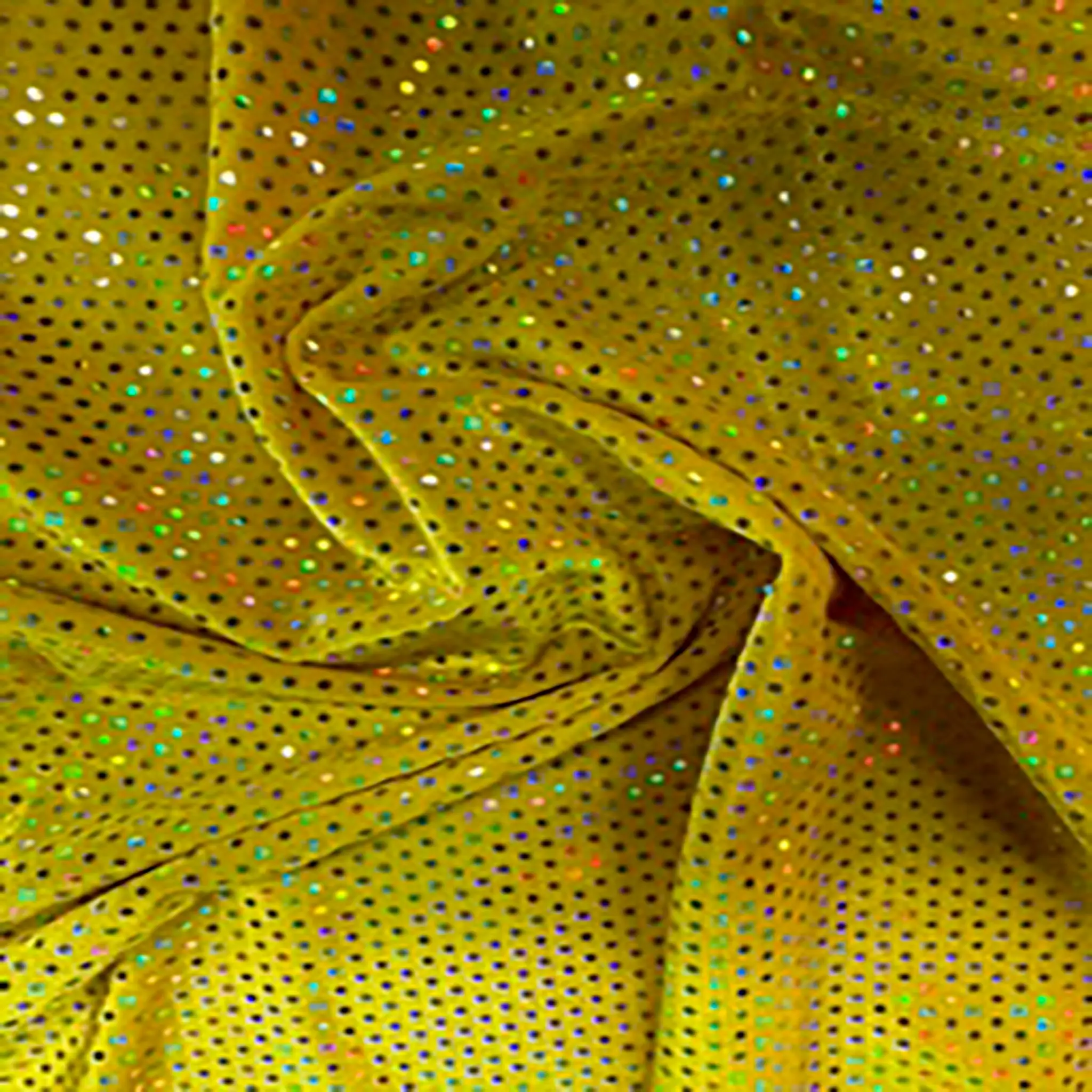 Luxurious Holographic Glitter Stretch Velvet Costume Fabric - Elite Master-Grade Sculpting, Spandex-Infused Polyester Blend, 56" Width, Durable, Flexible, Hand Wash Only for Dressmaking