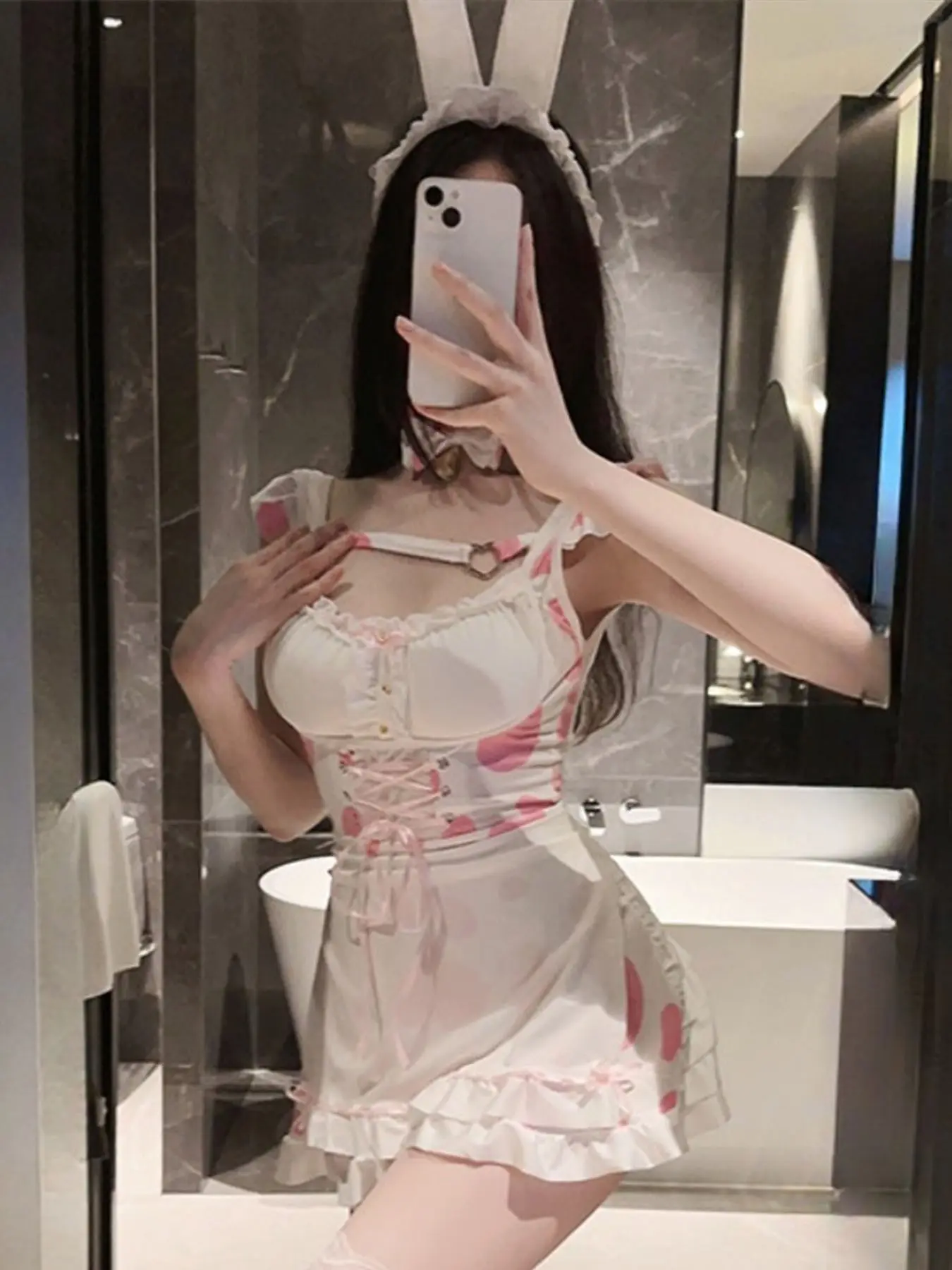 sexy waitress lingerie Shop Pink Sexy Lingerie for Perfect Fit, Comfort and Style main image 1