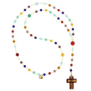 Glass Of Venice Murano Glass Italian Rosary - Ruby Red