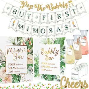 Prestige Mimosa Bar - Tropical Summer Decor for Luau, Bachelorette & Bridal Parties