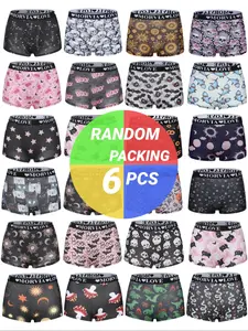 Morvia Women's Gothic Halloween Skull Print Underwear Set, Soft Elastic Waist Panties, Fitted Thin Fabric, Casual Style, All Seasons Wear, Printed Panties