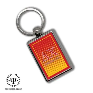 Delta Chi Keychain Rectangular