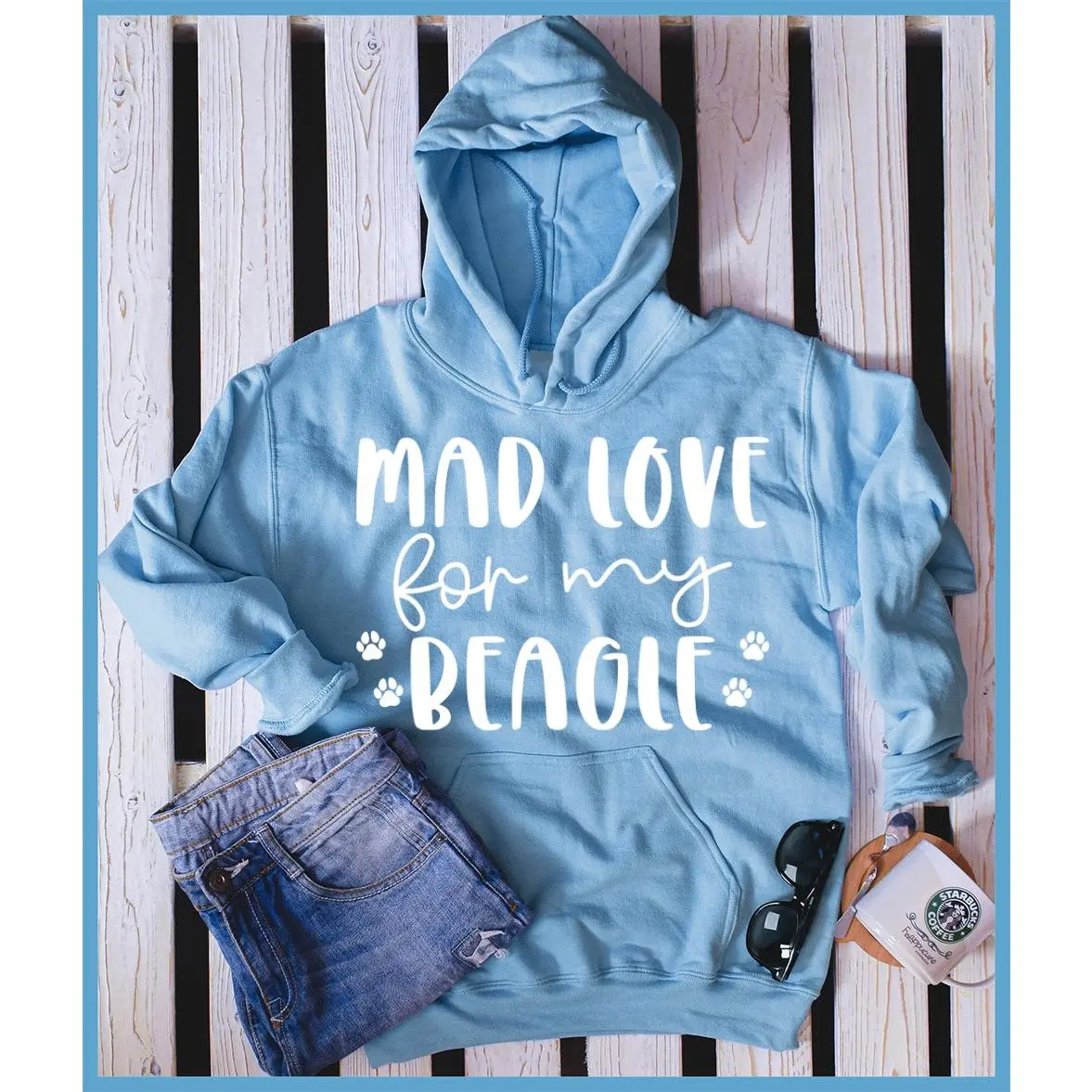 Mad Love For My Beagle Hoodie