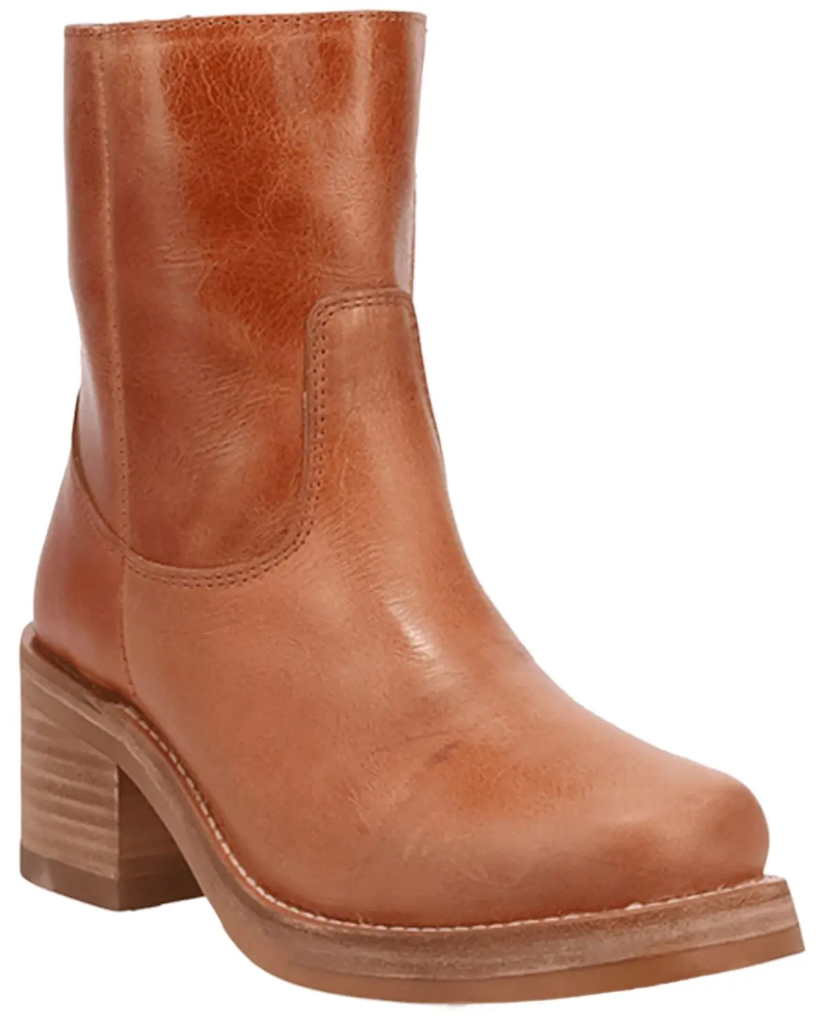 Dingo Women's Women'S Roxy Fashion Booties Round Toe - Di2290-Tan