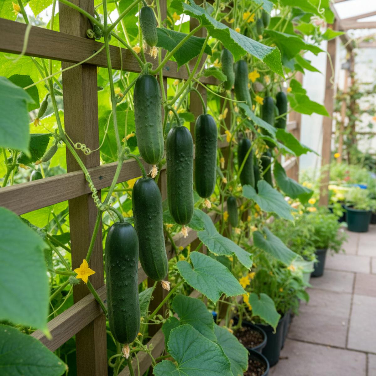 Non-GMO Organic Cucumber Seeds for Planting Vegetable Garden Heirloom Variety with High Germination Rate Easy to Grow Indoor Outdoor Garden Vegetables Seeds