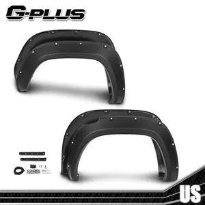 Fit For 16-22 Toyota Tacoma 4x smooth Wheel Fender Flares Pocket Rivet Style Fit For 16-22 Toyota Tacoma 4x smooth Wheel Fender Flares Pocket Rivet Style