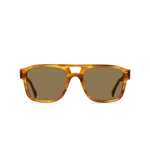 RAEN Rifka-Santa Fe Tortoise Aria-54 Sunglasses with Cambria Colorway & Vibrant Brown Polarized Lenses Unisex Design