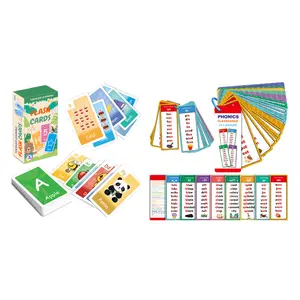 1/2 Sets Phonics Word Cards 117 Sound Groups 900+ Rhyming Words Toddlers Preschool English Words Read Spell Learning Phonics Flash Cards