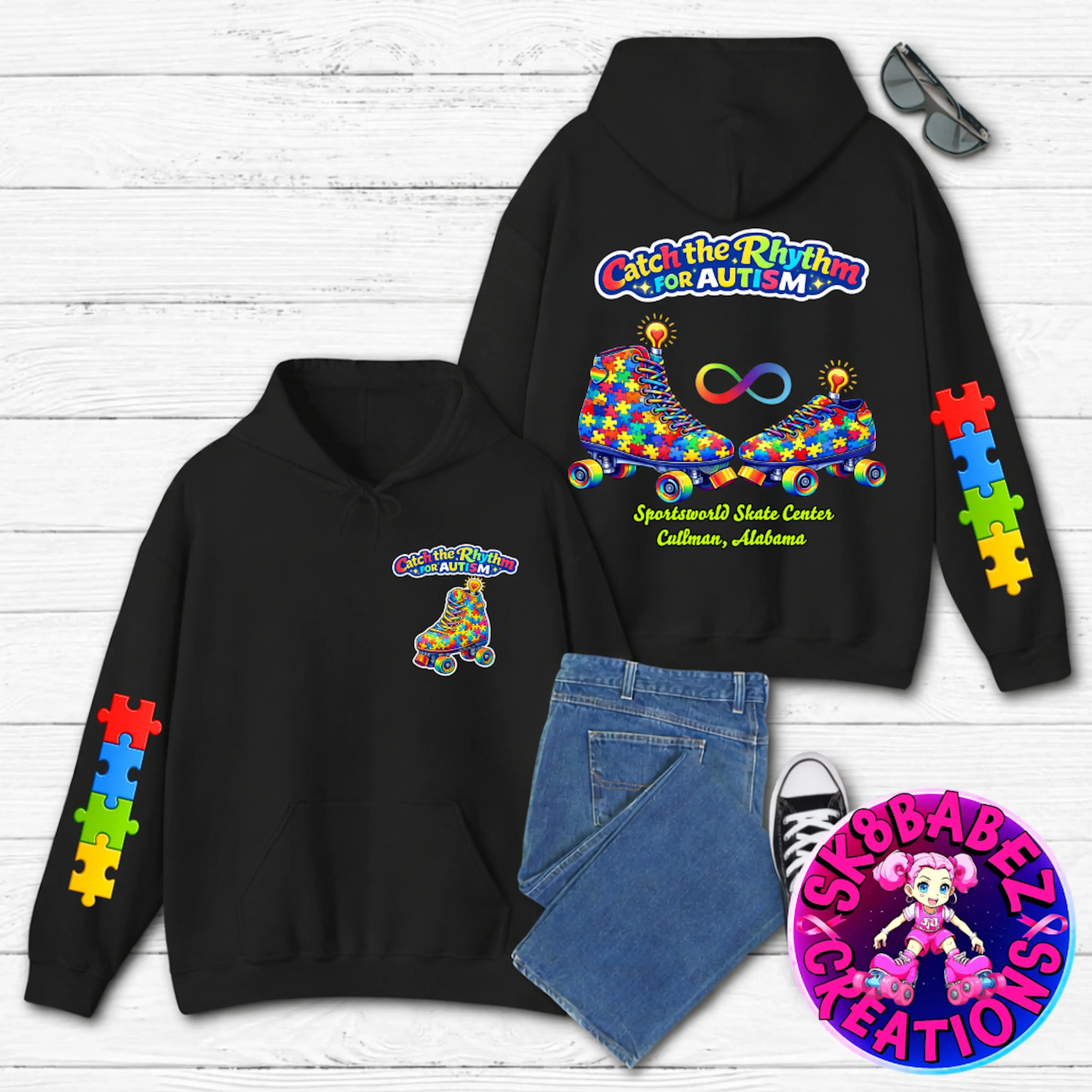Catch the Rhythm for Autism Hoodie