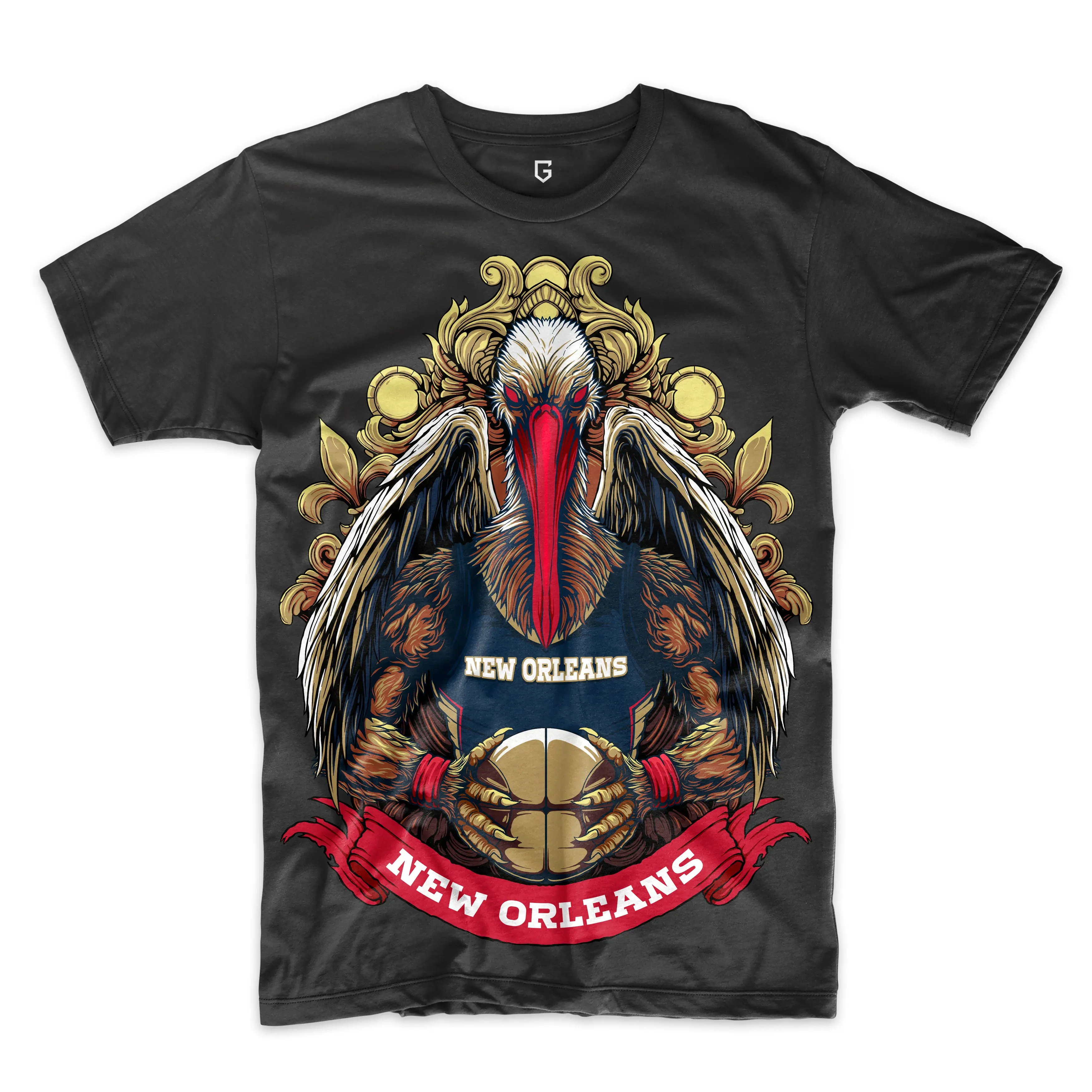 New Orleans Pelicans Basketball Men's T-Shirt