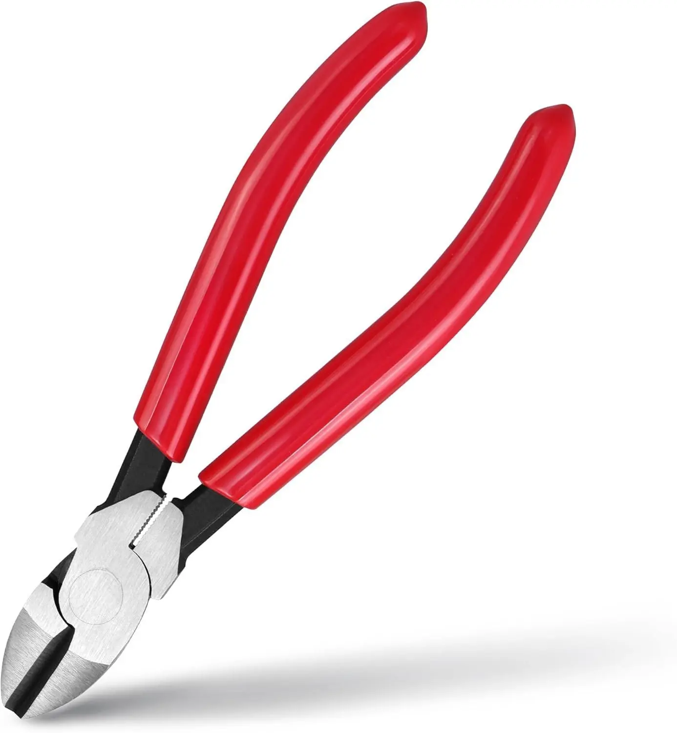 6" Heavy Duty High Leverage Diagonal Pliers - Hardware Wire Cutters with Comfortable Grip Handle for Wires